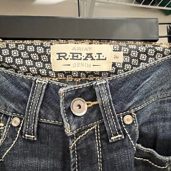 Ariat women’s boot cut jeans size 26 regular perfect rise - Picture 5 of 5